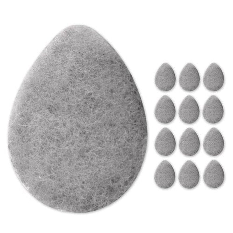 KOL Face Scrubber, Charcoal Infused Exfoliating Facial Cleansing Pads, Disposable Exfoliator Face Sponge for Daily Face Cleaning and Makeup Removal, 12 Count