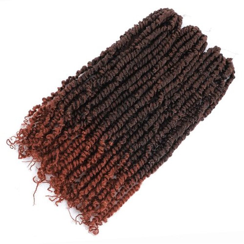 Karida Passion Twist Hair 24 inch, 6 Packs Passion Twist Crochet Hair Pre Looped, Pre Twisted Passion Twist Curly Crochet Hair For Black Women (24 Inch, T350#)