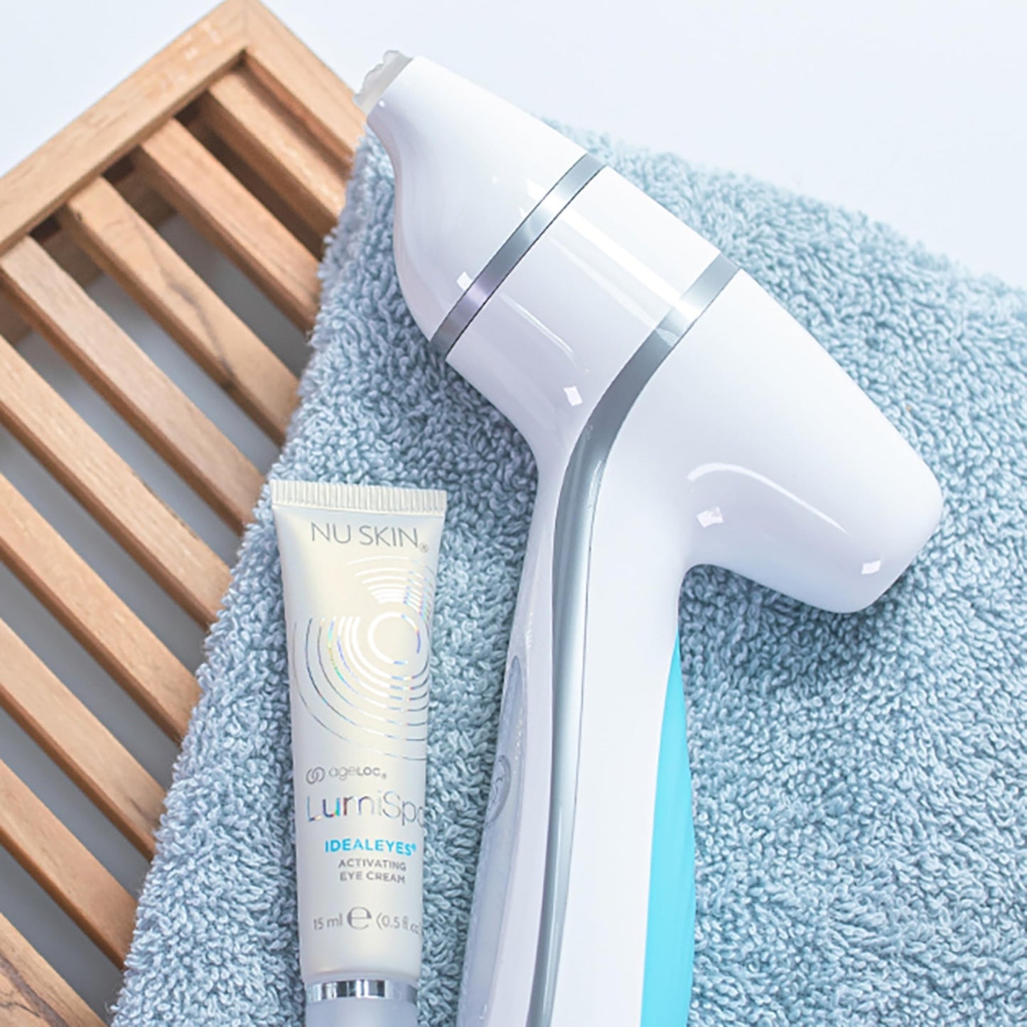 Nu Skin - ageLOC LumiSpa IdealEyes | Say Goodbye to Tired Eyes with Activating Eye Cream | Designed to Work with ageLOC LumiSpa Accent | Targets Dark Circles, Puffy Eyes, and Fine Lines | 2 Pack