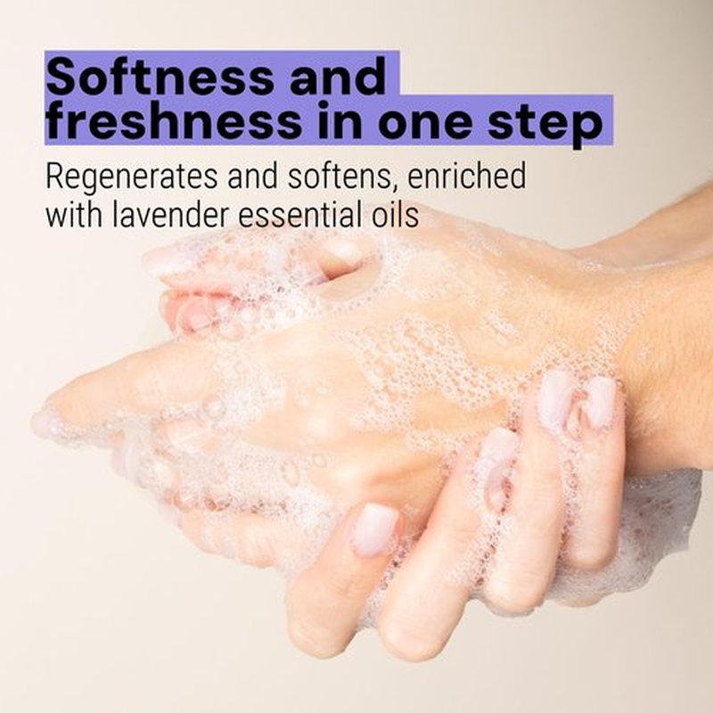 Panier des Sens - Liquid Hand Soap - Lavender Hand Wash - French Marseille Moisturizing Hand Soap with Coconut Oil - Refillable Kitchen & Bathroom Hand Soap - 97% Natural Ingredients -16.9 Fl.oz