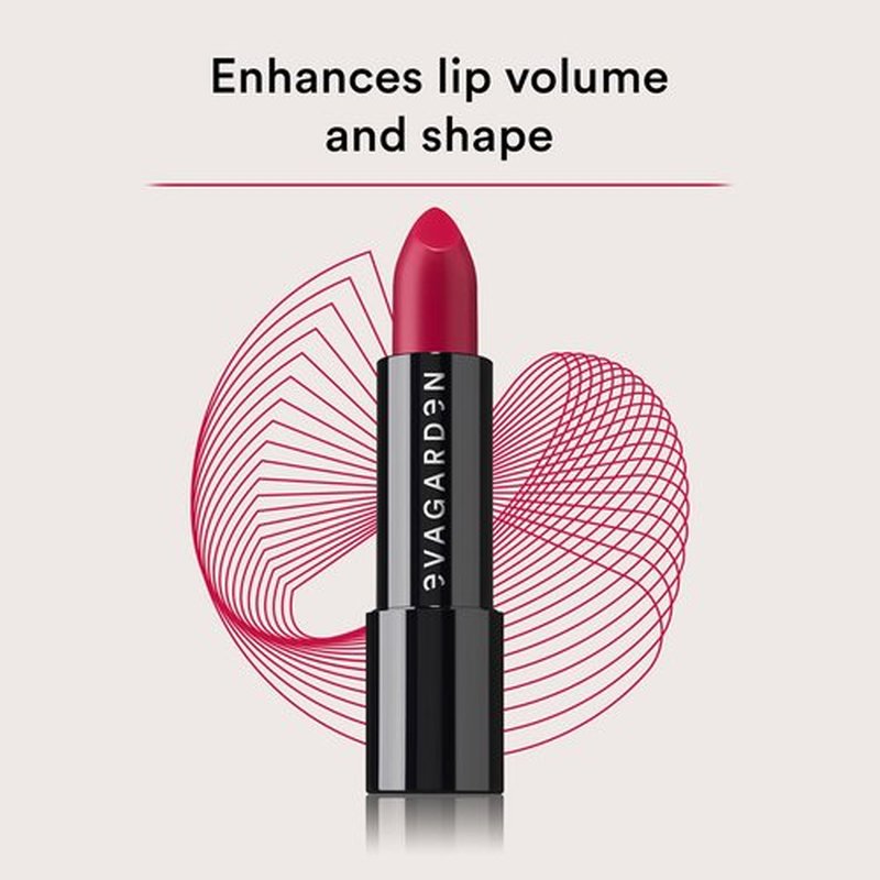 EVAGARDEN Classy Lipstick - Formulated with Natural Oils - Envelopes Your Skin with Satin Effect - Light, Pigmented Blend Gives Full Coverage and Chic Finish Instantly - 610 Garnet Rose - 0.1 oz