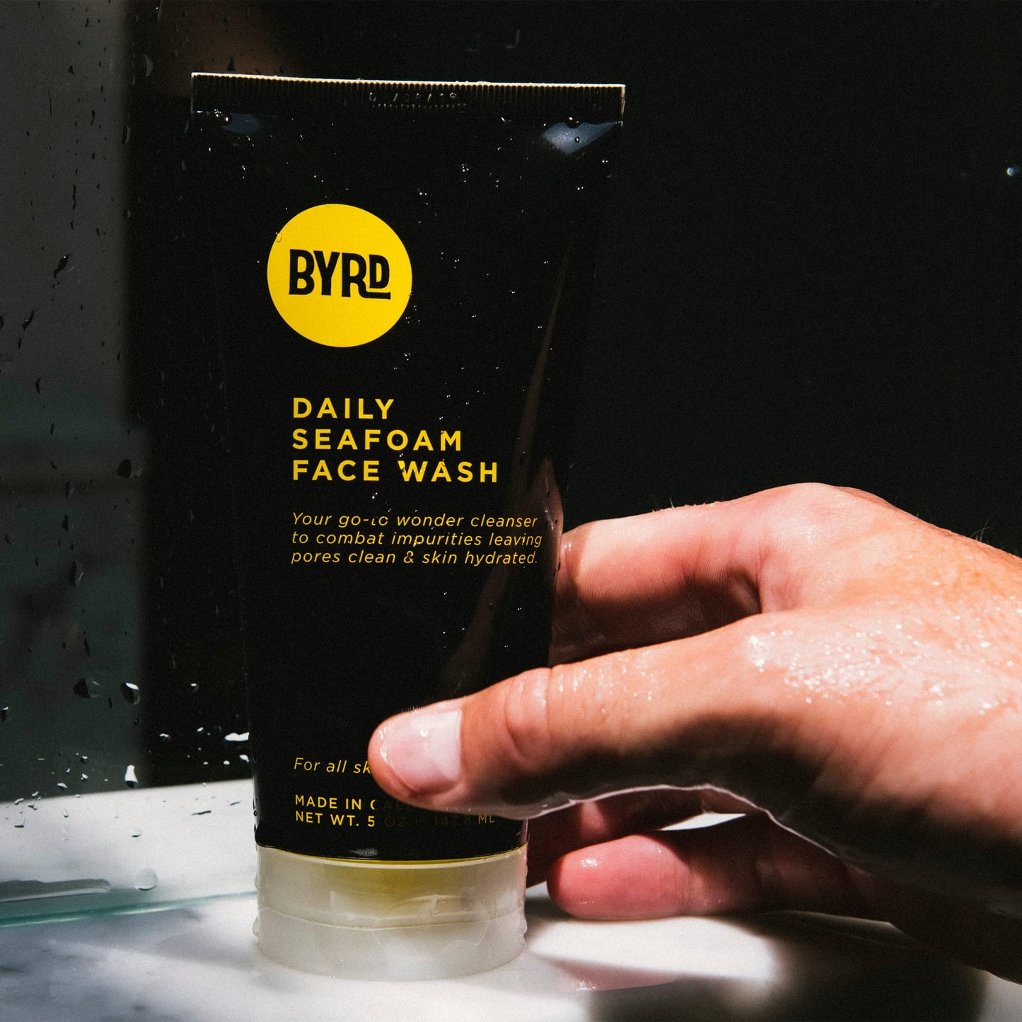 BYRD Daily Face Wash – Gentle, Sulfate-Free Cleanser, Remove Dirt, Oil and Impurities, For All Skin Types, 5 Fl Oz