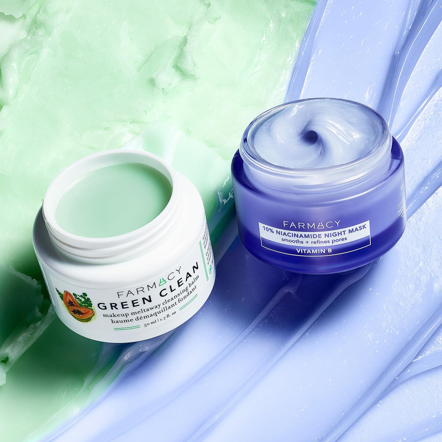 Farmacy Niacinamide Overnight Face Mask - Pore Refining Facial Mask with 10% Niacinamide - Replenishes Moisture Barrier with 3% Panthenol + Blueberry Seed Oil for Soft, Supple Skin (9ml)