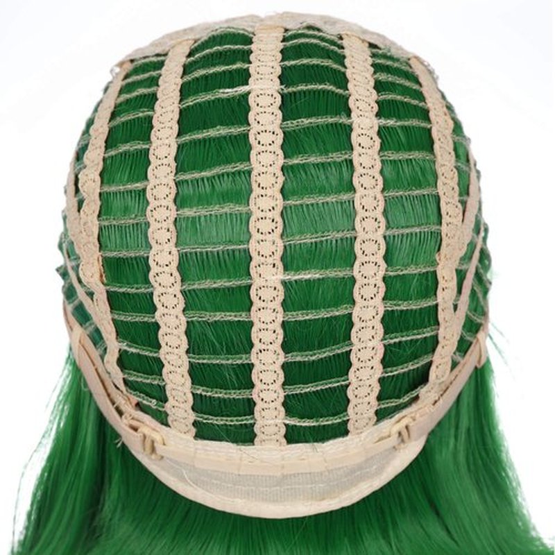 Bopocoko Green Wig Short Green Wigs for Women St Patricks Day Green Bob Wig with Bangs Natural Cute Synthetic Wigs for Halloween BU110GR