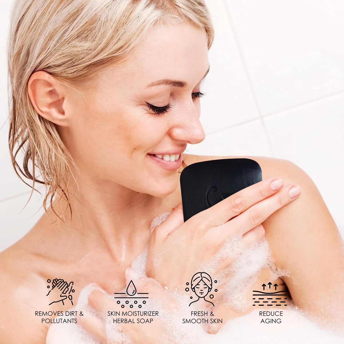 HERBOGANIC herbal Soaps pack of 6 for Men and Women Parent 5 Oz