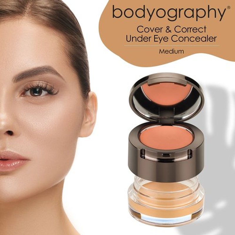Cover Plus Correct - Medium by Bodyography for Women - 2 Pc 0.088oz Correct, 0.21oz Cover