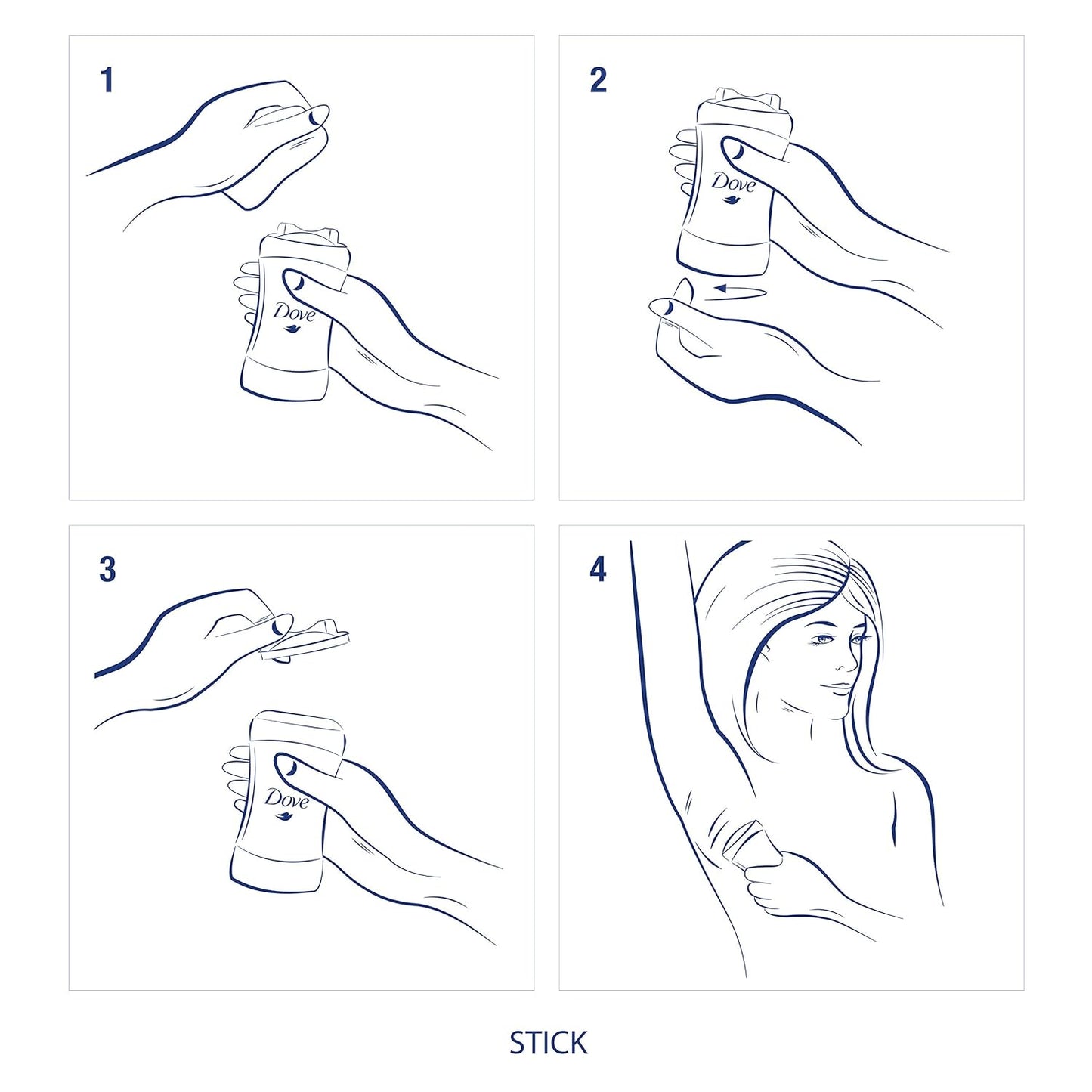 Dove Advanced Care Antiperspirant, Beauty Finish, 2.6 Ounce (Pack of 4)