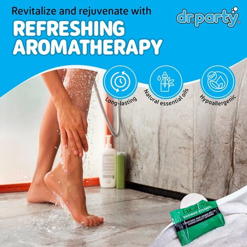 Shower Steamer - 5 Different scents - 14 Tablets per Package (Eucalyptus)