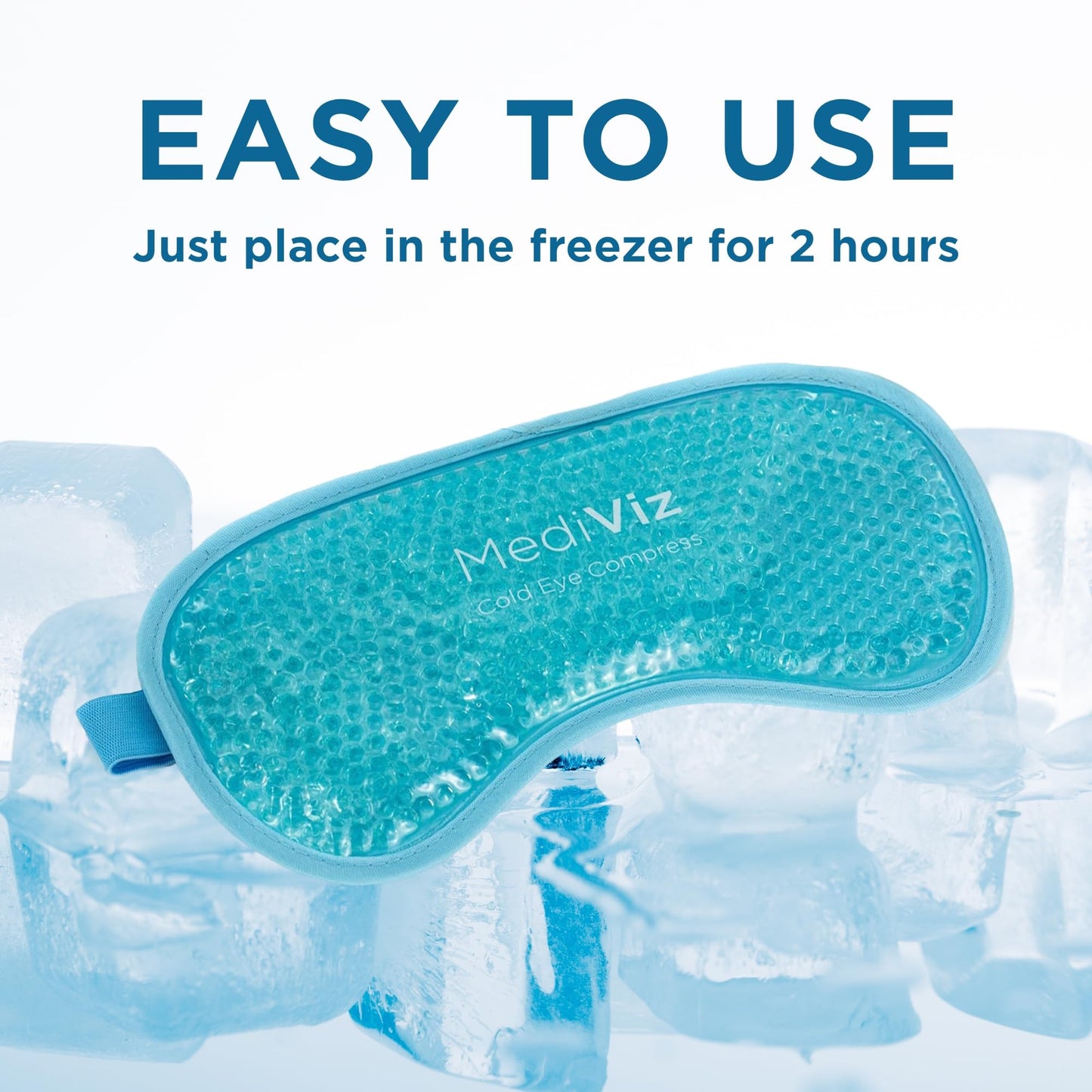 MediViz Warm Compress for Eyes - Hot or Cold Eye Mask for Healthy Meibomian Glands