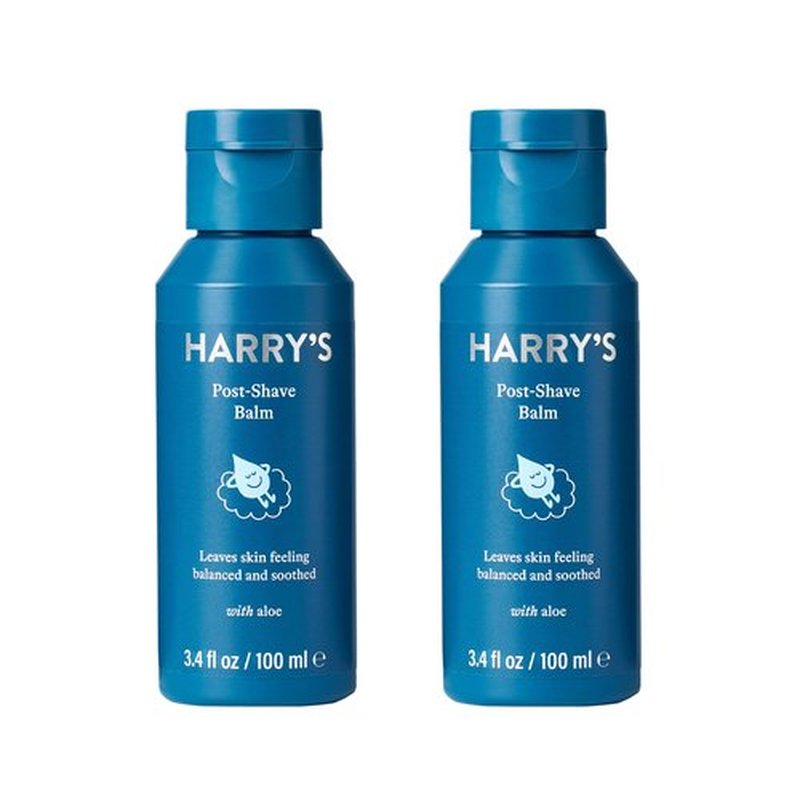 Harry's Razor Blades Refills - Razors for Men - 14 count & Post Shave - Post Shave Balm for Men - 3.4 Fl Oz (Pack of 2) (packaging may vary)