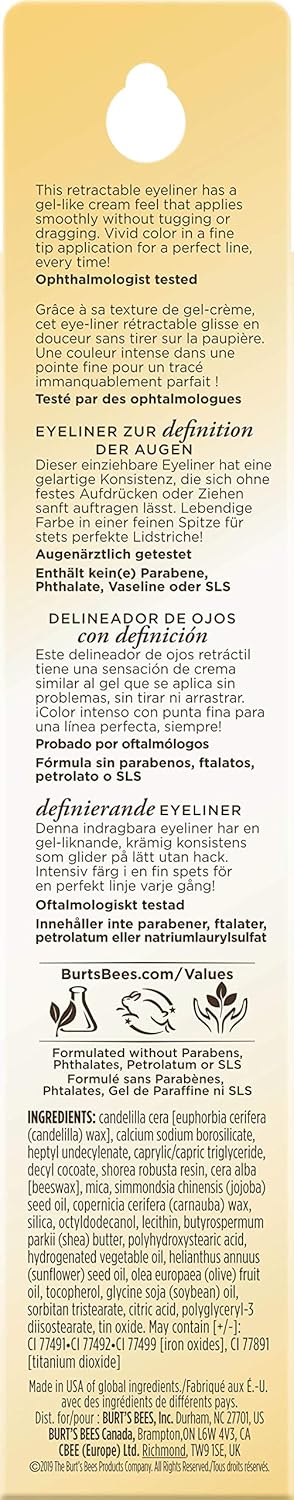 BURT'S BEES Retractable Eyeliner in Hammered Bronze - 0.14g Define & Enhance