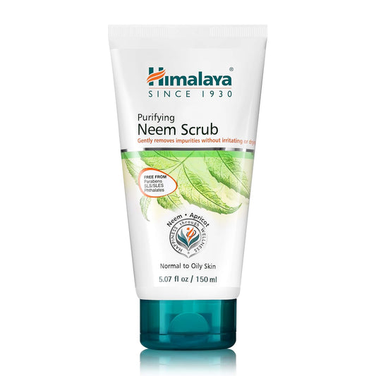 Himalaya Neem Scrub - Purifying Exfoliating Scrub for Oily Skin | 150 ml (5.07 oz)