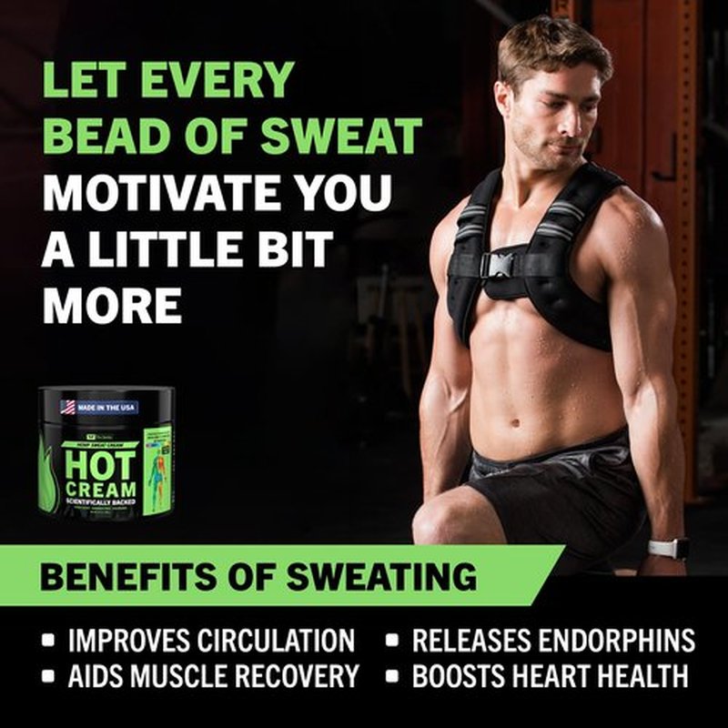 TNT Pro Ignite Pre-Workout Cream, Hot Sweat Cream,Sweat Firming Cream, Tightening Cream is Helpful as a Hot Cream, Sweat Gel