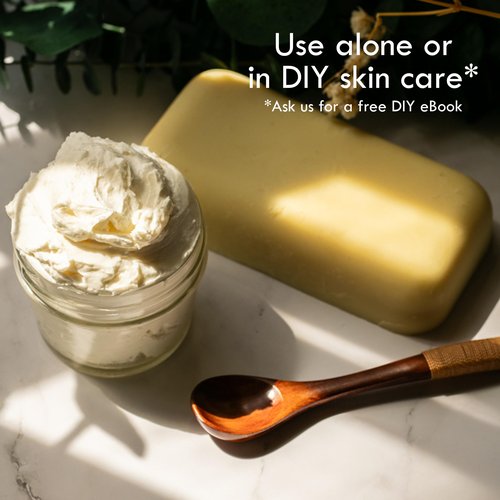 Raw Shea Butter - 100% Pure Shea Butter for Hair and Body | Unrefined Shea Butter to Make Lotion for Extremely Dry Skin, DIY Lip Balm, Body Butter and Shea Butter Soap | Natural Moisturizer