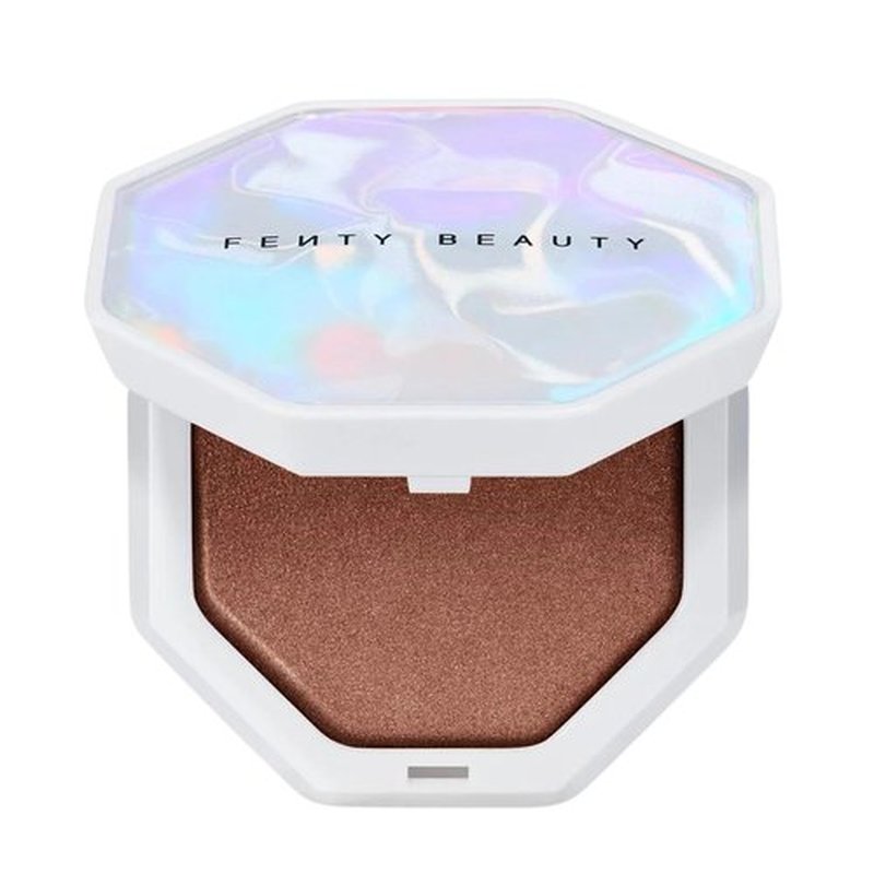 FENTY BEAUTY Demi Glow Light-Diffusing Highlighter, 0.16 OZ (JAVA JITT'RS (09) Deep Bronze, .16OZ)