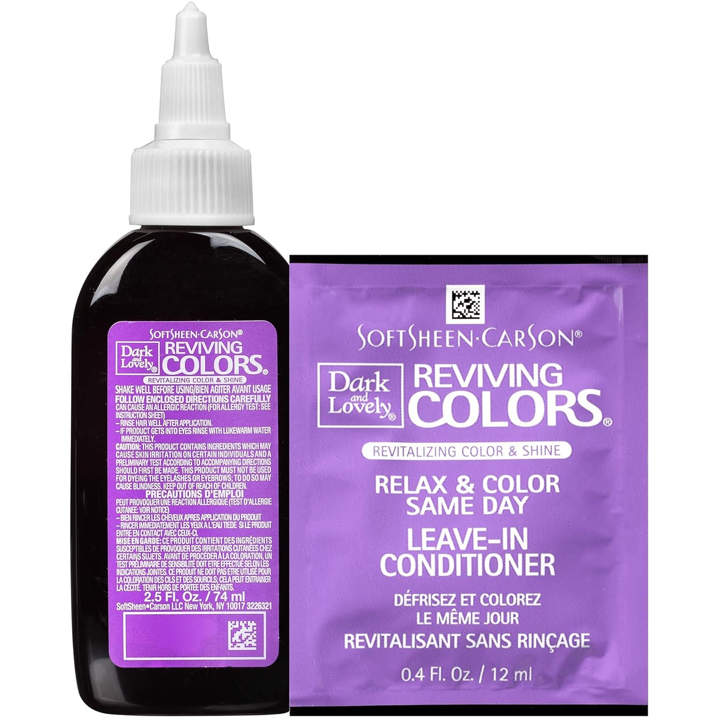 Dark and Lovely Reviving Colors Nourishing Hair Color, Spiced Auburn 393 - SoftSheen-Carson