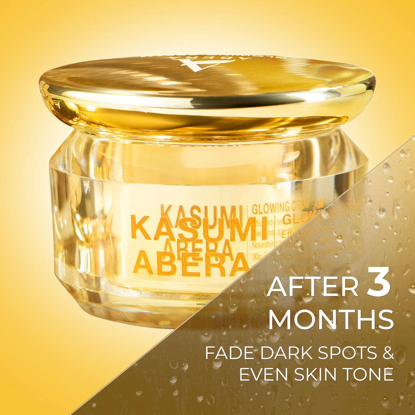 ABERA Kasumi Glowing Cream, Melasma Treatment with Niacinamide & HA, Dark Spot Remover For Face, Reduce Fine Lines, Wrinkles, Anti-aging, Red Ginseng Extract, Melasma Cream (0.7 Oz Per Item) (Set 5)