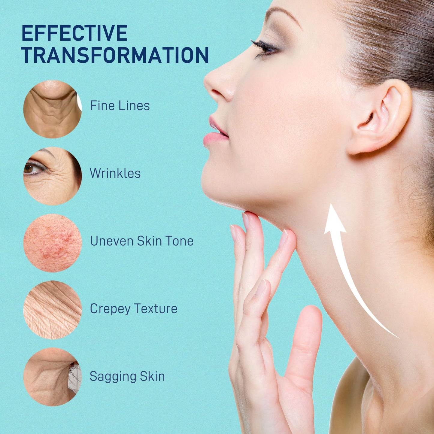 Neck Creams for Tightening and Firming, Retinol Neck Firming Cream with Hyaluronic Acid, Collagen and Vitamin - Tightening Wrinkles, Firming Skin on Face, Neck, Décolleté, Body