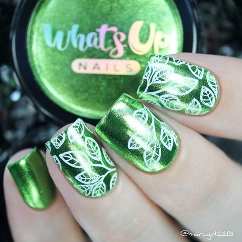 Whats Up Nails - Pear Chrome Powder For Mirror Nails