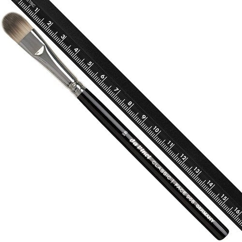 da Vinci Cosmetics Series 968 Classic Concealer Brush, Oval Synthetic, Size 16, 14.4 Gram