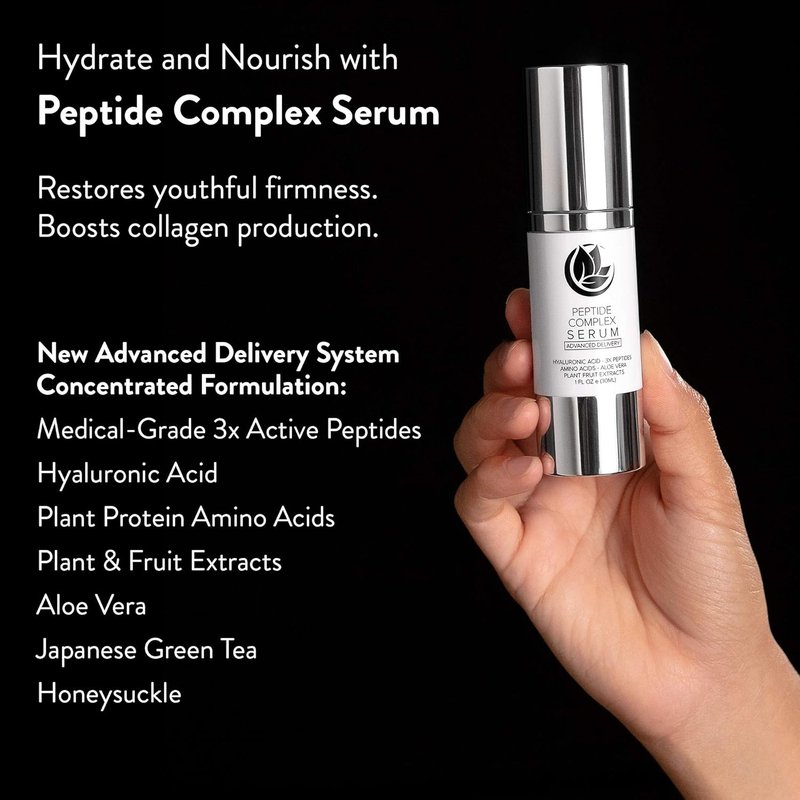 Microderm GLO Premium Skincare Bundle | Diamond Microdermabrasion System & Peptide Serum for Clear Skin