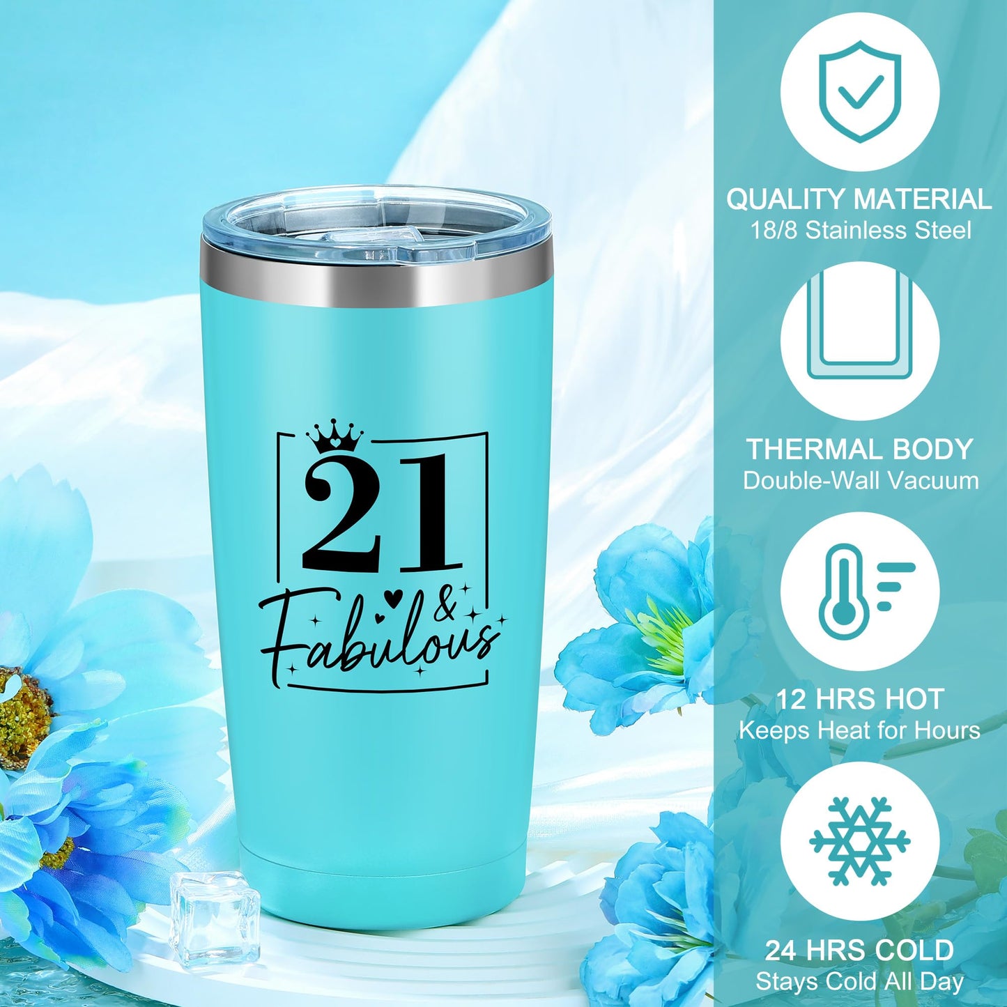 60th Birthday Gifts for Women 60 Year Old Birthday Gifts for Women Cool 1965 Gift for 60 Year Old Woman Fabulous Gift Ideas for Woman in Their 60s Happy 60th Bday Decorations with Tumbler Tote Bag