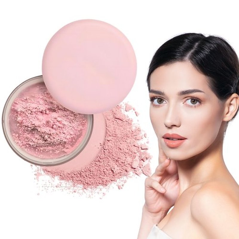Pewosrid Luminance Milano Powder, Luminance Powder, Beauty Blurring Powder, Luminance Milano Pink Powder, Beauty Pink Setting Powder for All Skin Tones (04#, Pack of 1)