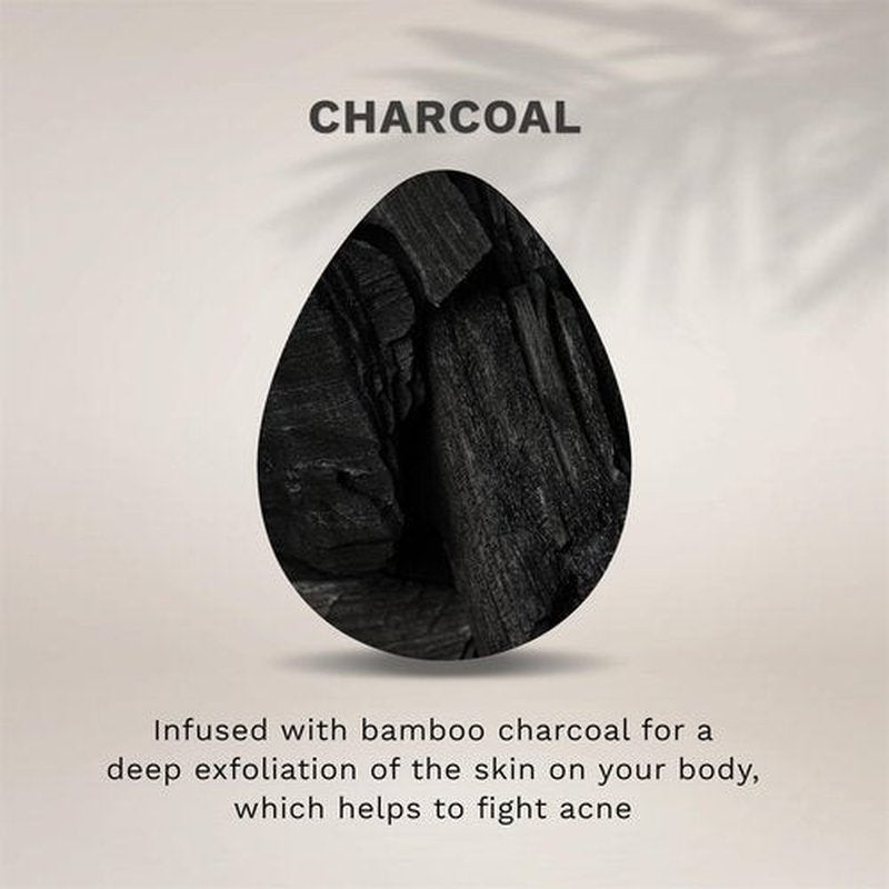 KOL Face Scrubber, Premium Charcoal and Vitamin E Infused Facial Cleansing and Exfoliating Pads for Daily Face Cleaning and Makeup Removal, 3 Count