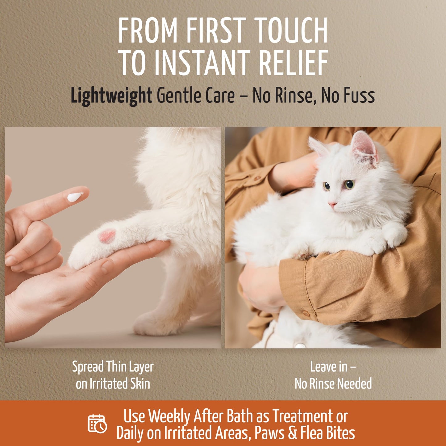 Tauro Pro Line Dry & Itchy Skin Relief Dog Cream, No SLS, 2.5 Fl oz