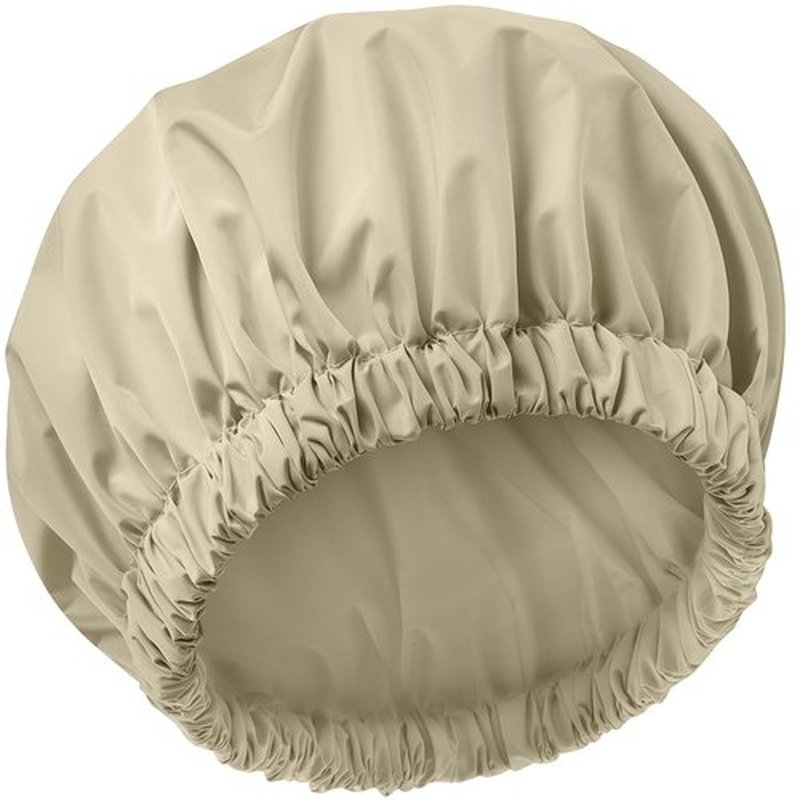 Reusable Shower Cap for Women, Large Waterproof Shower Bonnet Washable Elastic Band Bath Hair Hat for Long Hair, Braids(Gray Yellow)