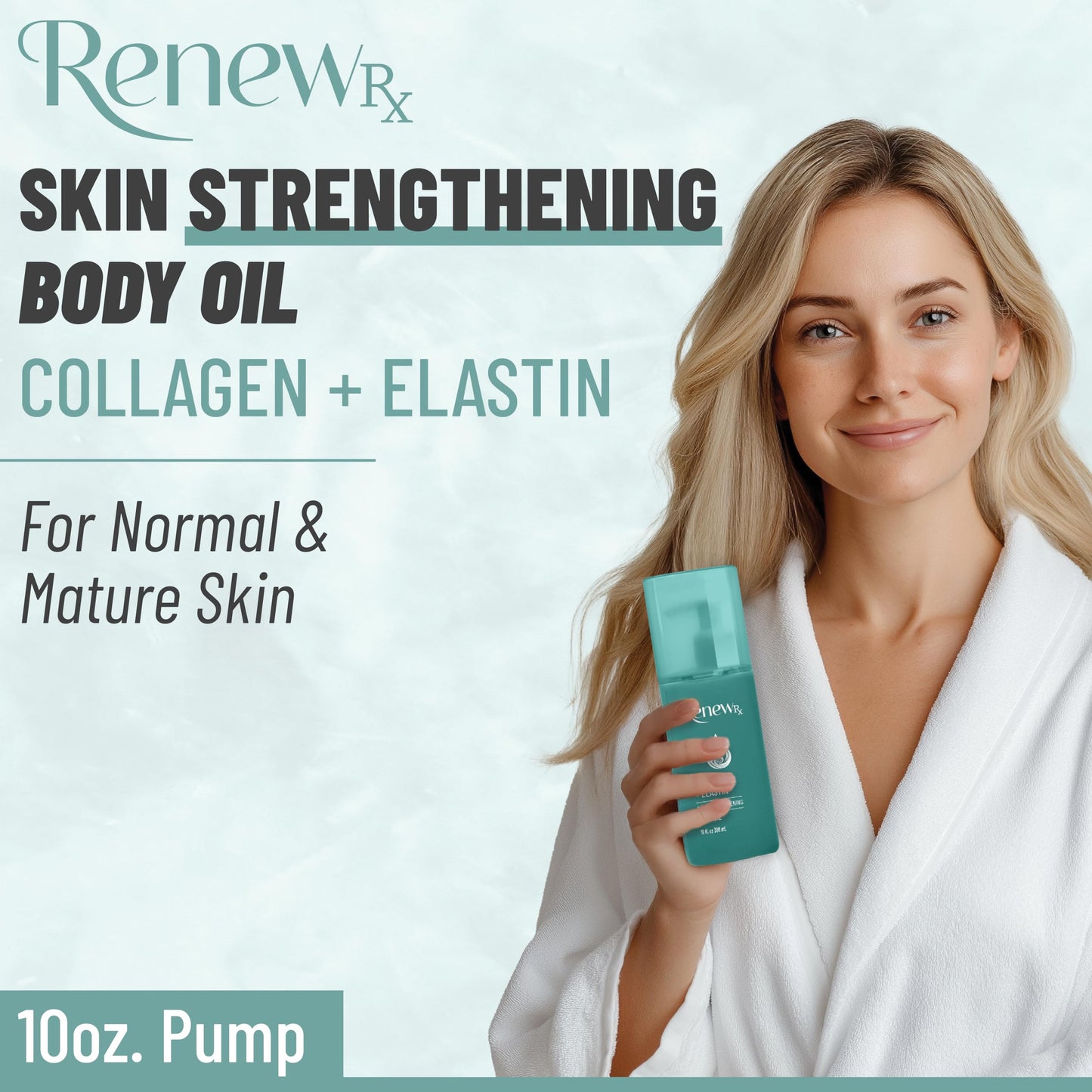 RENEW RX Collagen + Elastin Restorative Skin Strengthening Oil, 10 fl oz