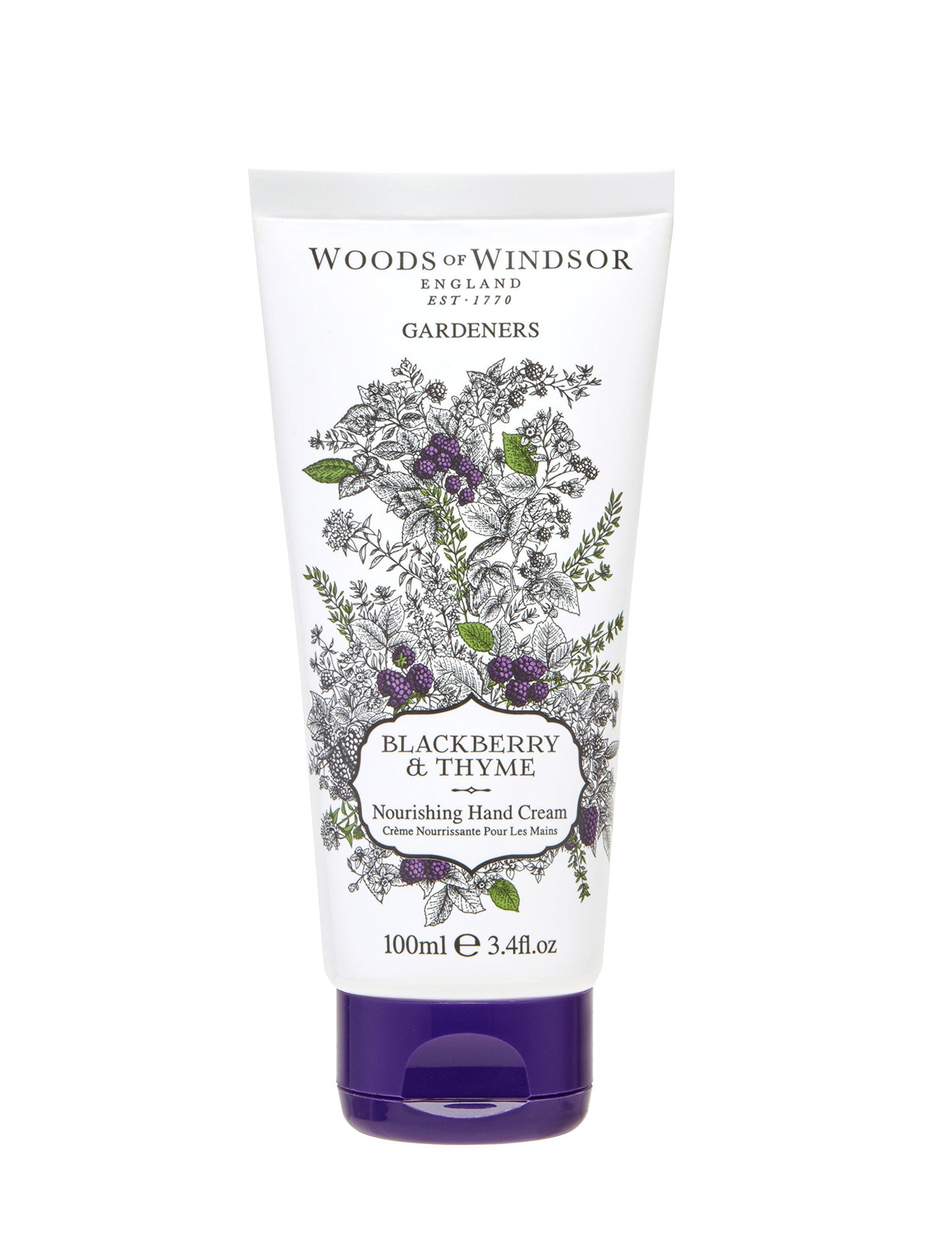 Woods of Windsor Blackberry and Thyme Nourishing Hand Cream, 100 ml