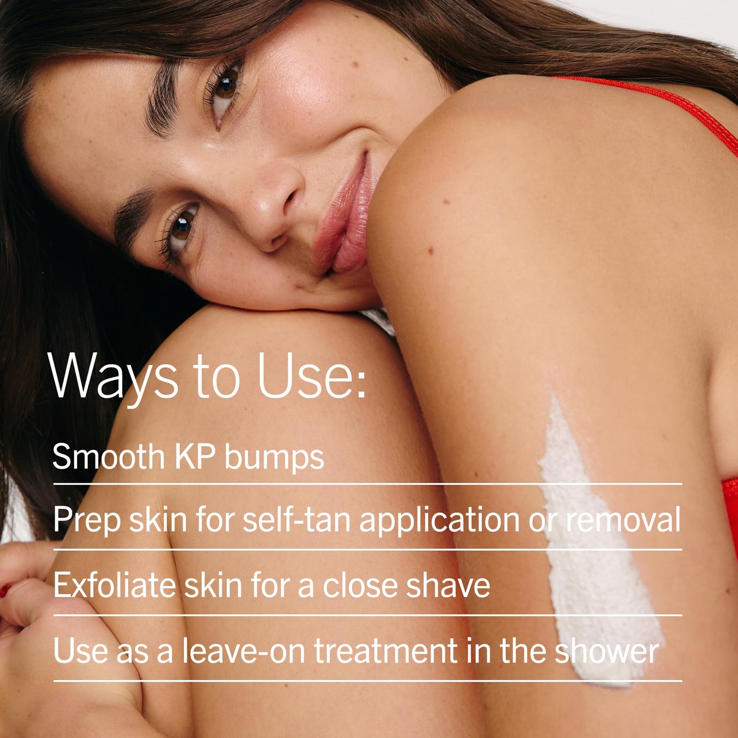First Aid Beauty - KP Bump Eraser Body Scrub with 10% AHA, Keratosis Pilaris Skin Exfoliater with Glycolic and Lactic acids, Helps Reduce Chicken Skin Bumps, Safe for Sensitive Skin, 4 oz