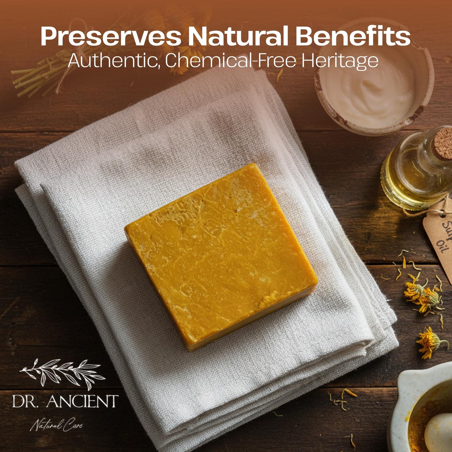 Dr.Ancient Sulfur Soap for Acne-Prone Skin & Dark Spots – Sulphur Soap Bar for Oily Skin, Helps Reduce the Appearance of Breakouts & Hyperpigmentation, Deep Cleansing for Clearer 5 oz (Pack of 2)