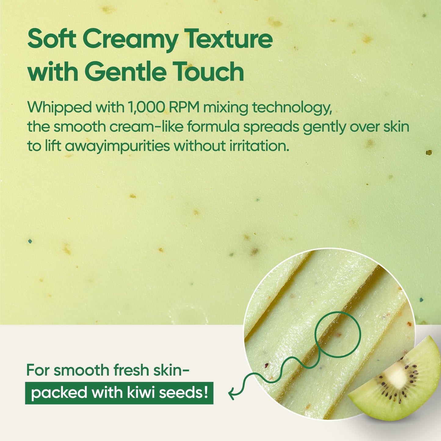 BANILA CO Clean It Zero Kiwi Kale Pore Clarifying Facial Wash | Vegan Cleanser for Smooth, Balanced Skin | Gentle Exfoliating Wash-Off Pack for Refining Texture (180g / 6.35 oz)