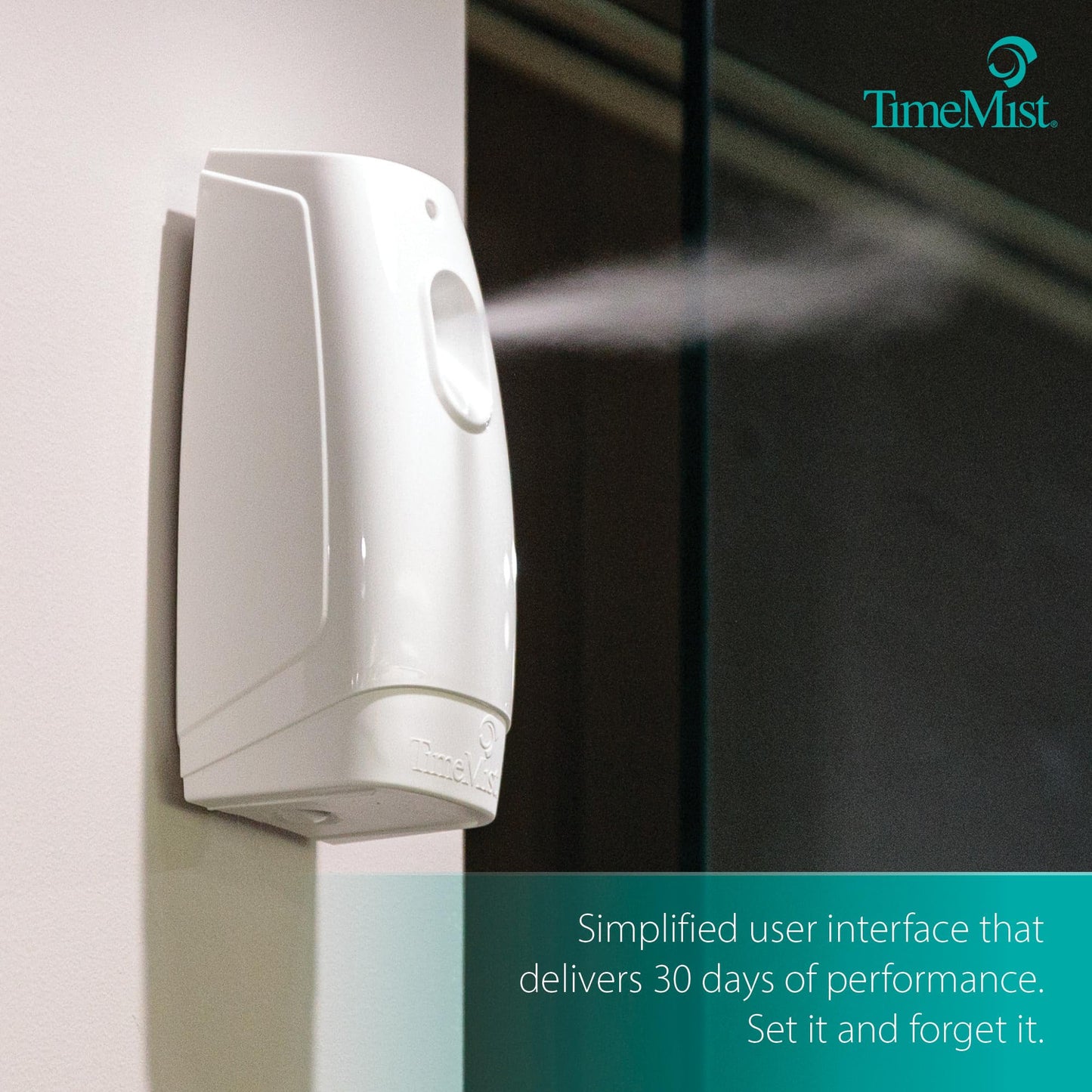 TimeMist Classic Metered Aerosol Air Freshener Fragrance Dispenser - (Case of 6) 1047717 - Great for Odor Control in Kitchen, Bathroom, Locker Room, Breakroom and Washroom
