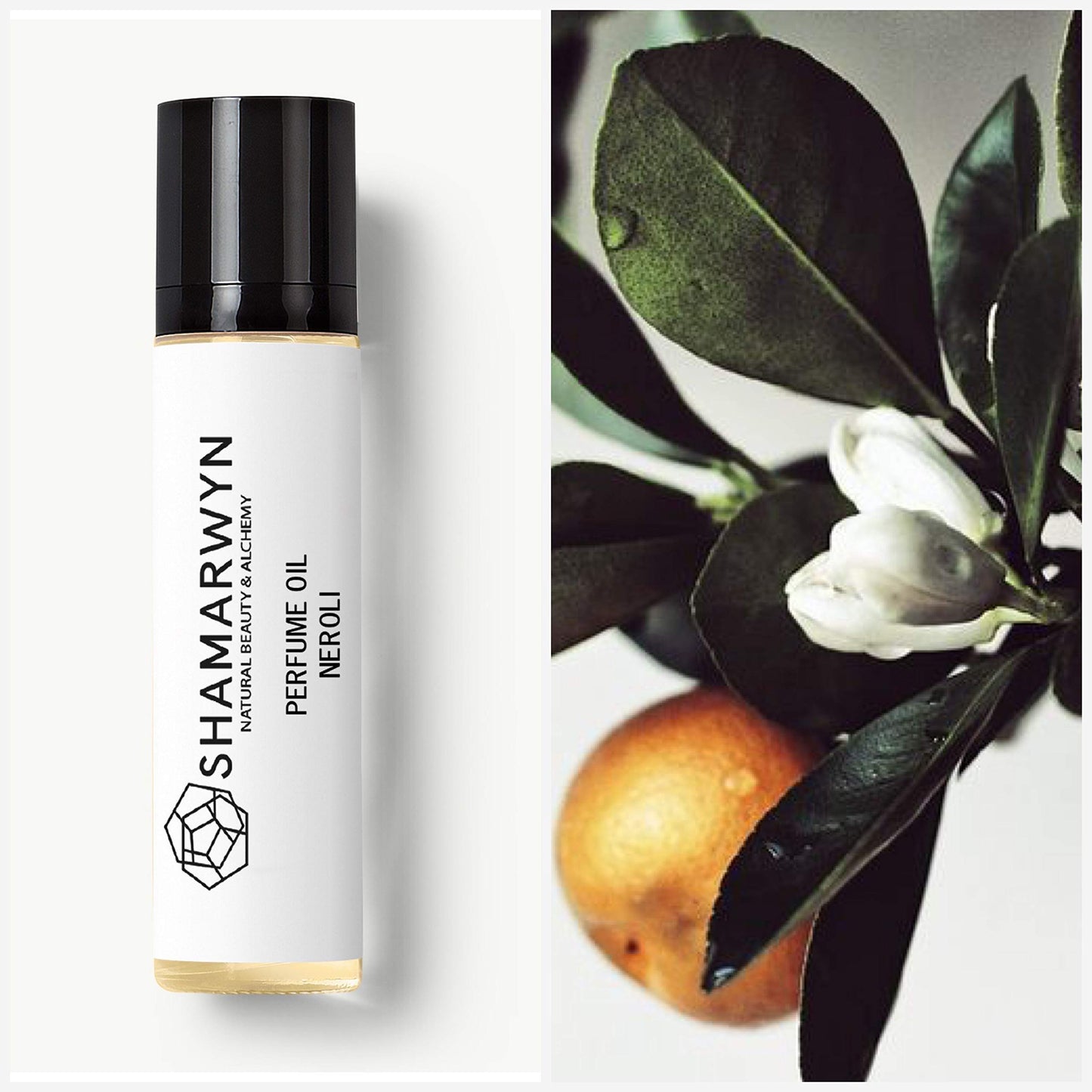 shamarwyn Neroli Perfume Oil, Natural Organic, Botanical, Pure Essential Oil Blend Roll-On 10ML