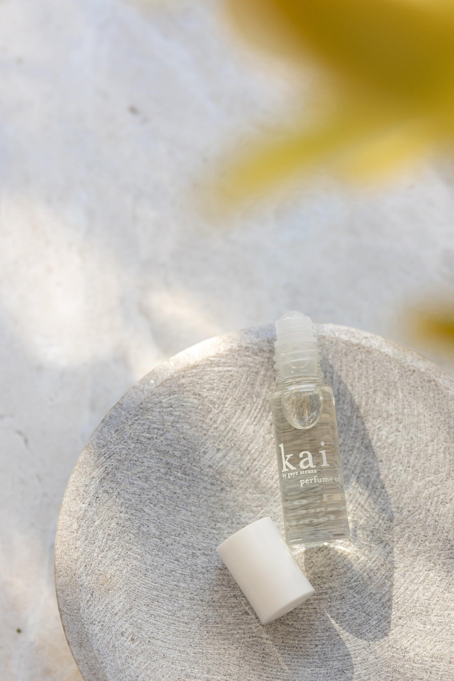kai perfume oil – a fresh, beautiful, light gardenia scent wrapped in white exotics, 1/8 oz perfume roll-on | long lasting, serene, vegan, clean and inspired by memories of Hawaiian vacations