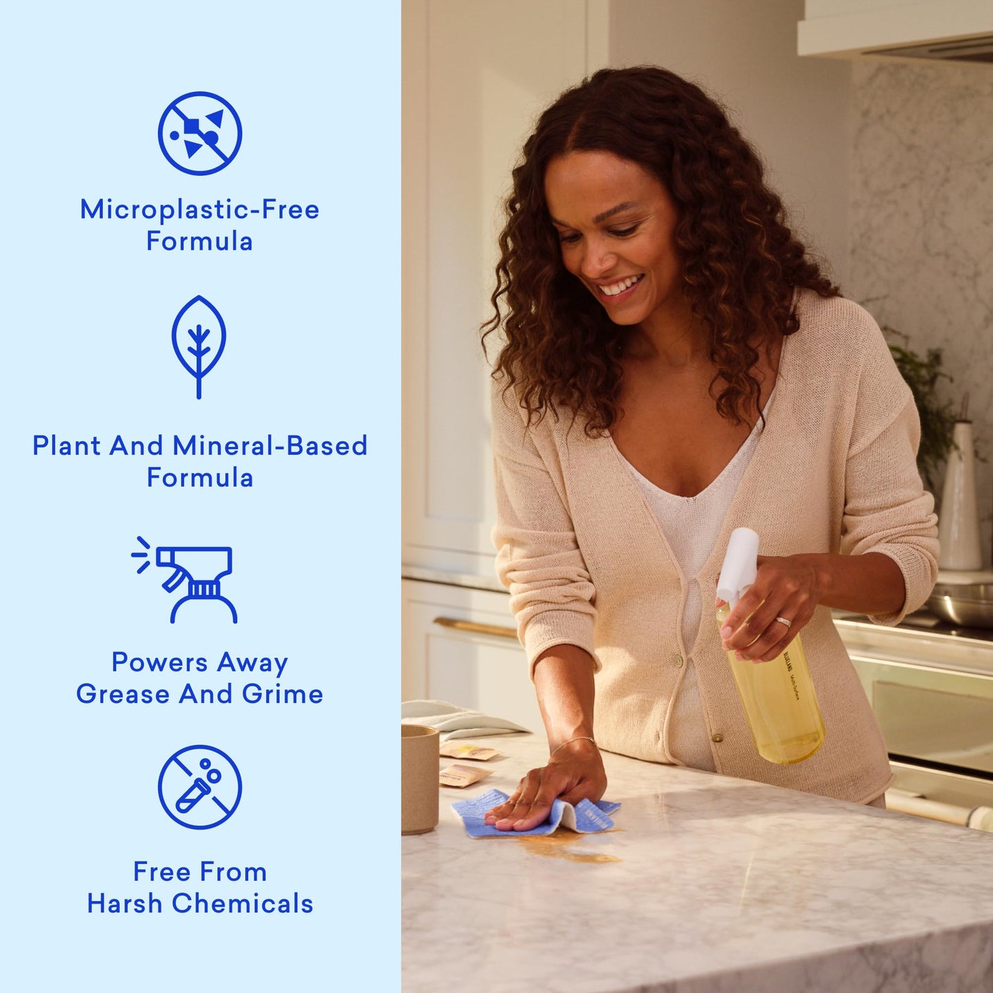 BLUELAND Multi-surface Spray Cleaner, Starter Set, Eucalyptus Mint
