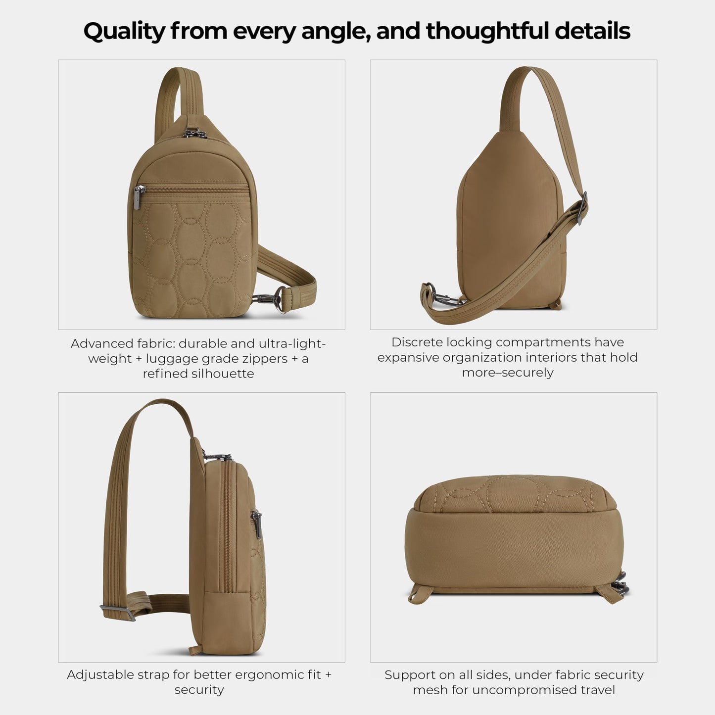 Travelon Anti-Theft Runways Small Sling