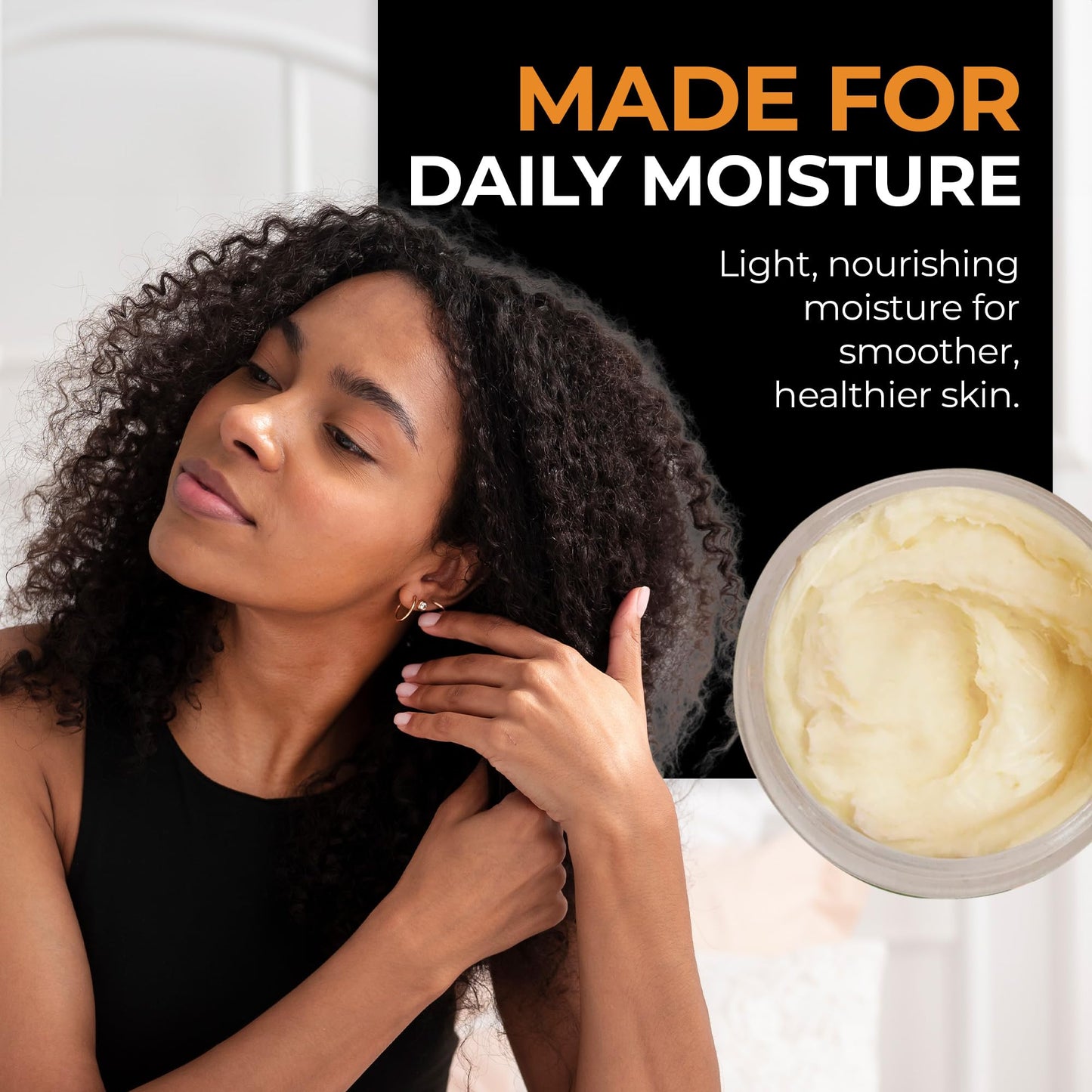 RA COSMETICS Whipped African Shea Butter with Cotton Candy – 100% Whipped Shea Body Butter from Ghana – Moisturizing Natural Skincare for Dry Skin, Hair, Scalp – Nourishes, Softens & Hydrates – 12oz