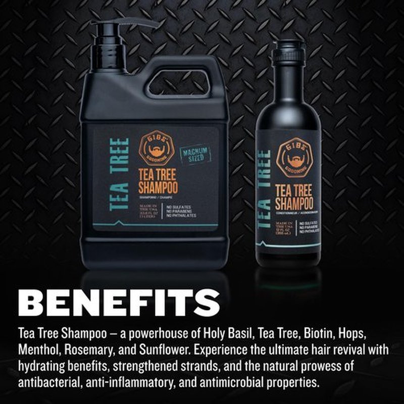 GIBS Grooming Tea Tree Shampoo, 12 fl. oz.