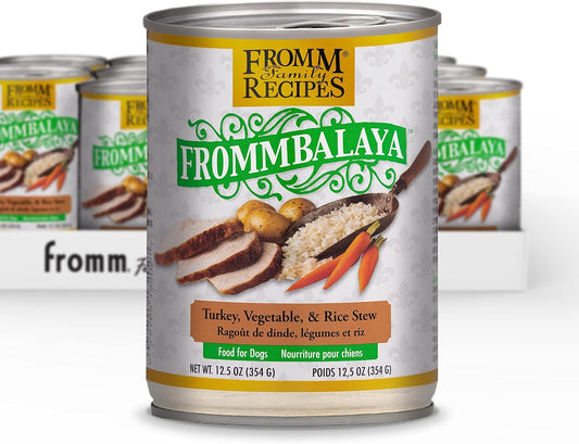 Fromm Frommbalaya Turkey Stew Dog Food - Premium Wet Formula - Case of 12 Cans