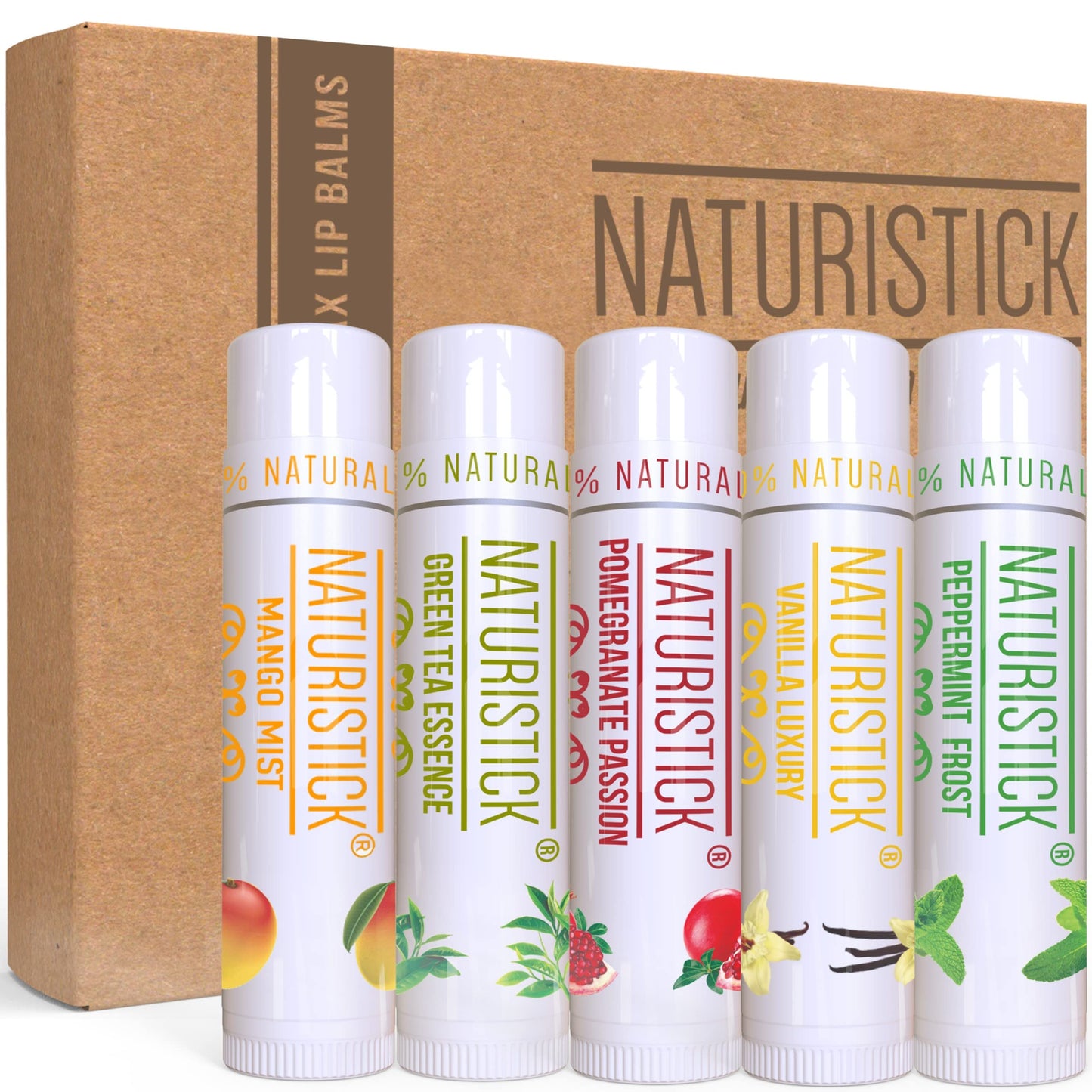 Naturistick Lip Balm | Assorted Signature 5-Pack