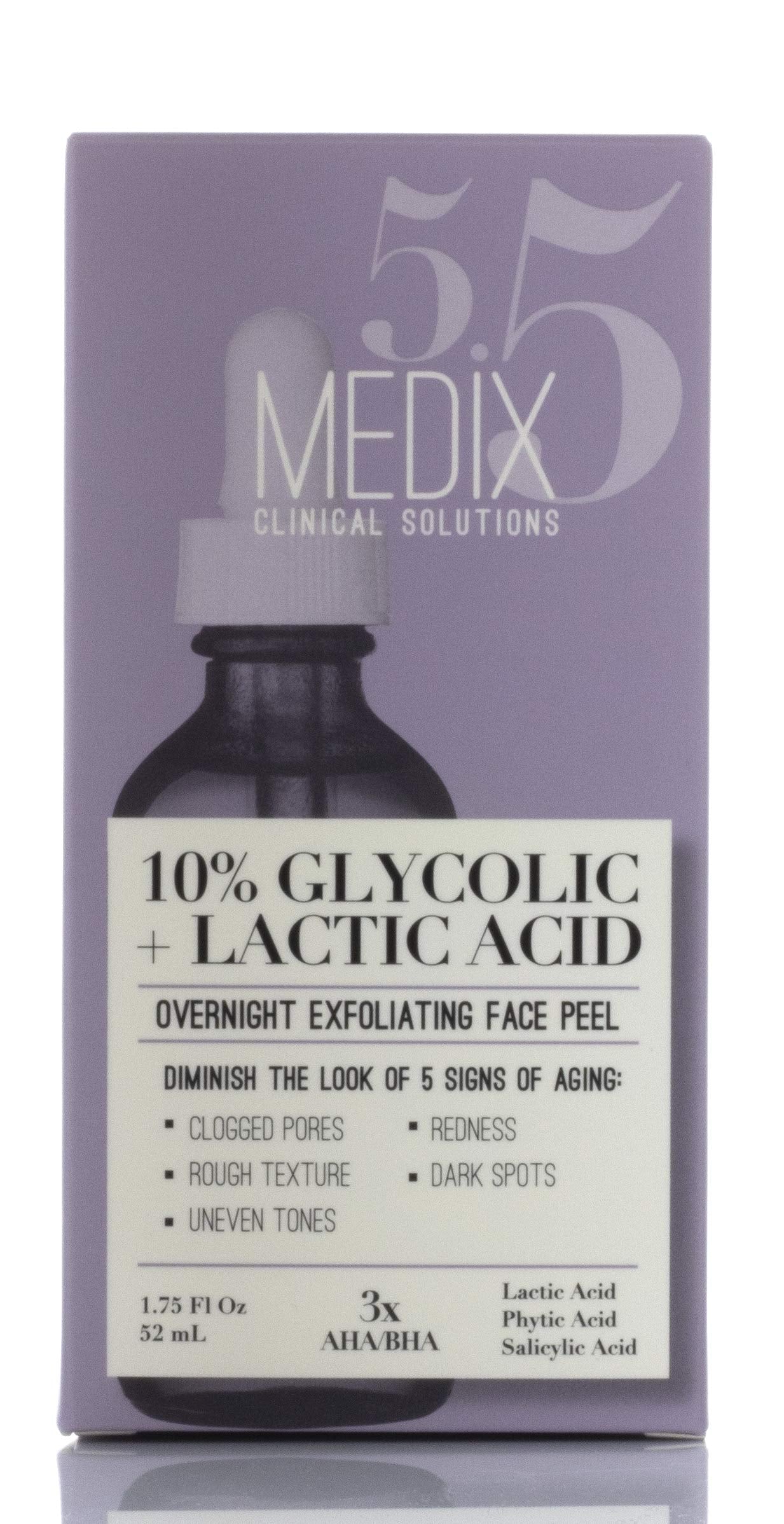 Medix 5.5 pH-Balancing Hyaluronic Acid Face Serum Collagen & Cica (Tiger Grass) Anti Aging Serum for Instant Hydration & Expression Lines Pure Hyaluronic Acid Serum For Face & Neck, 1.75 Fl Oz