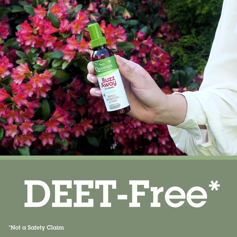 Buzz Away Extreme Insect Repellent - DEET-Free Essential Oil Bug Spray for Kids | Travel-Friendly 4 Fl Oz