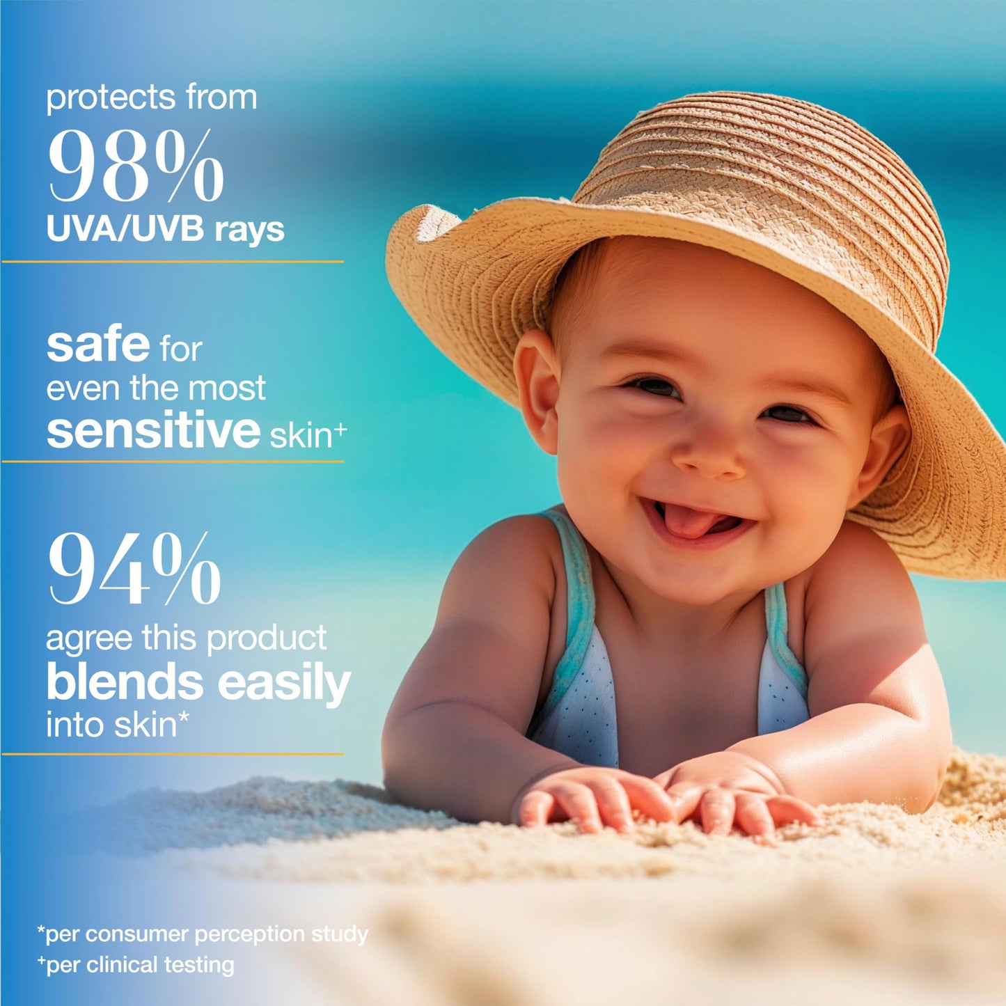 Alba Botanica Baby Sunscreen for Face and Body, Sheer Mineral Sunscreen Lotion, Broad Spectrum SPF 50, Water Resistant and Fragrance-Free, 3 Fl Oz (Packaging May Vary)