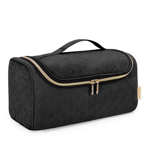 Yarwo Travel Case Compatible for Dyson Airwrap Complete Styler All Models and Attachments, Portable Storage Bag with Hanging Hook for Hair Curler Accessories, Black (Patented Design)