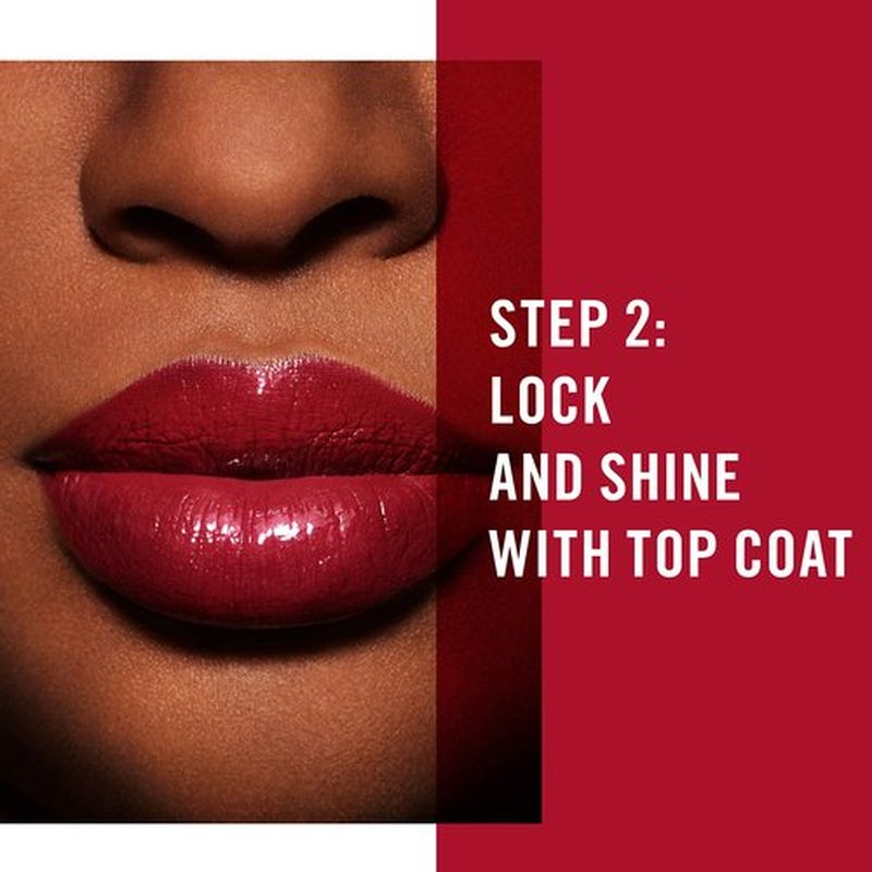 Rimmel London Provocalips 16hr Kiss-Proof Lip Color - Two-Step Liquid Lipstick to Lock in Color and Shine - 420 Berry Seductive, .14 fl.oz.