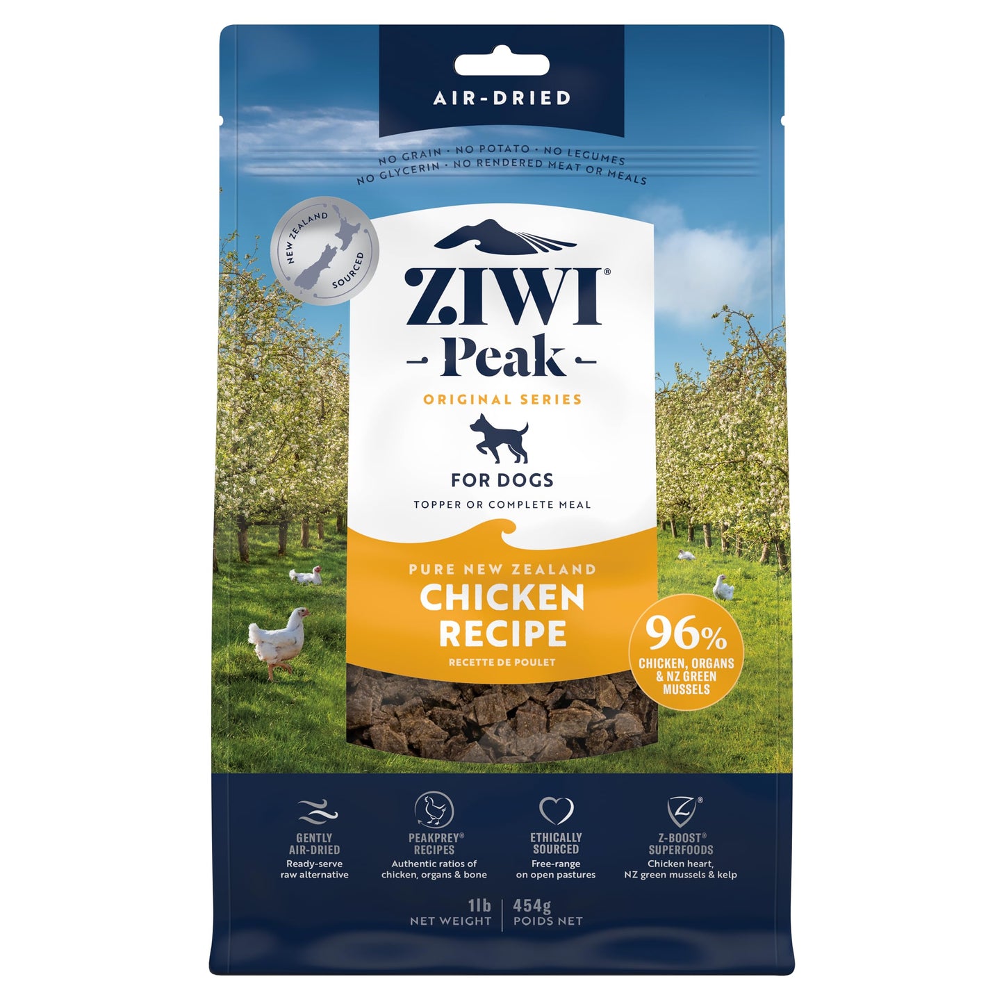 ZIWI Topper Dog Food Air Dried Lamb, 16 Ounce
